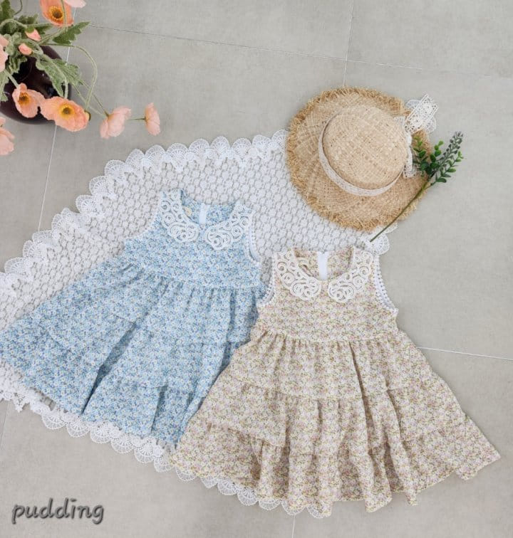 Pudding - Korean Children Fashion - #todddlerfashion - Collar One-Piece - 3