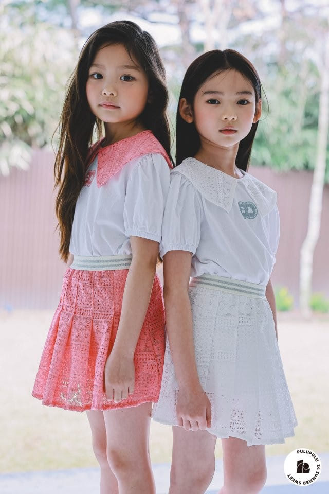 Pulupulu - Korean Children Fashion - #childrensboutique - Lien Wrinkle Skirt