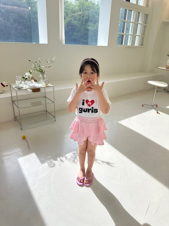 Pulupulu - Korean Children Fashion - #discoveringself - Check Kan Kan Skirt Pants - 5