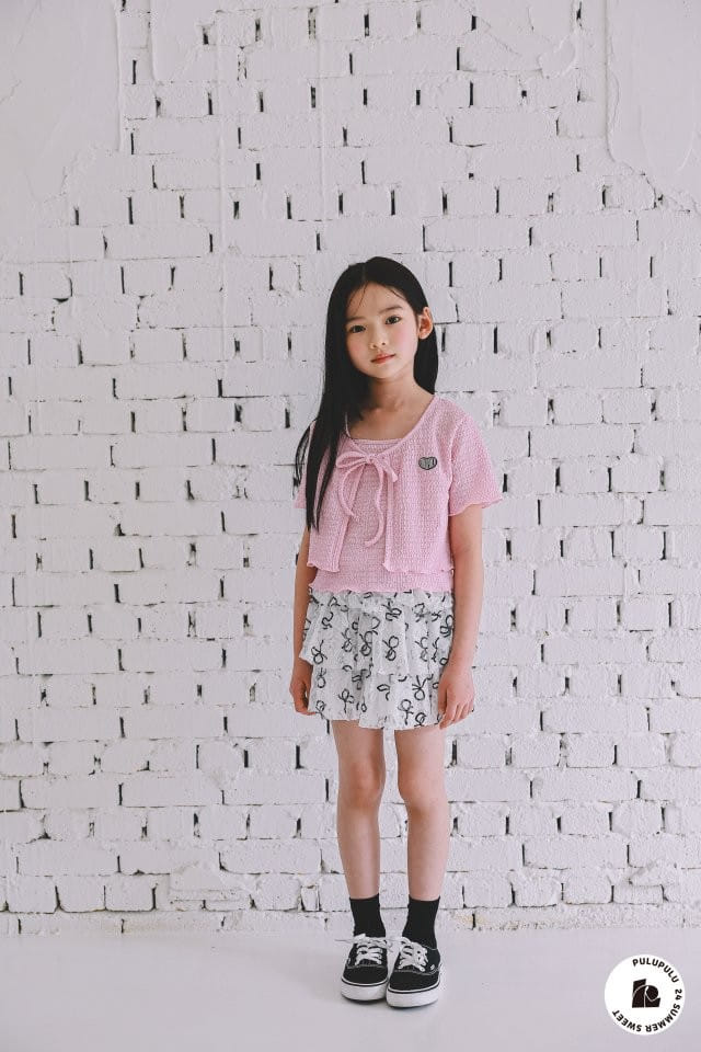 Pulupulu - Korean Children Fashion - #fashionkids - Ribbon Kan Kan Skirt Pants - 4