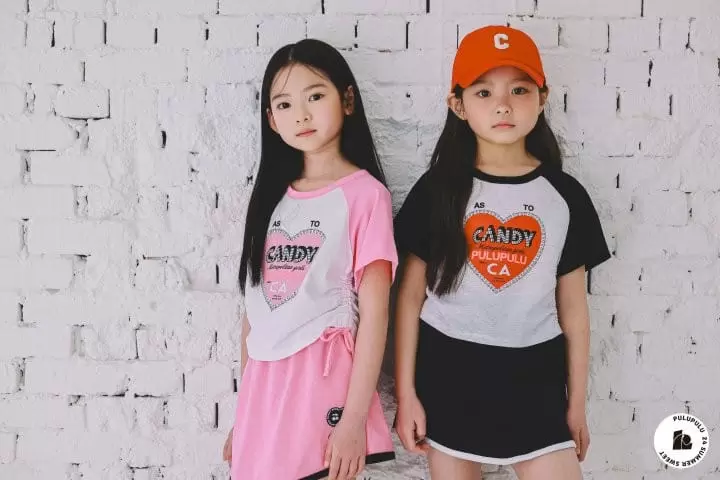 Pulupulu - Korean Children Fashion - #kidsstore - California Heart Tee