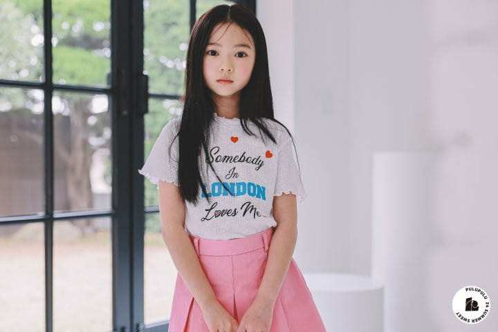 Pulupulu - Korean Children Fashion - #littlefashionista - London Rib Tee - 2