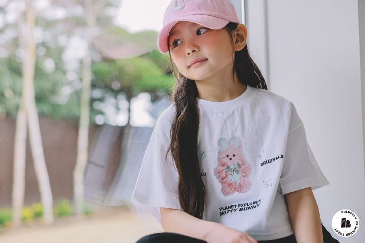 Pulupulu - Korean Children Fashion - #magicofchildhood - Witty Bunny Tee - 3