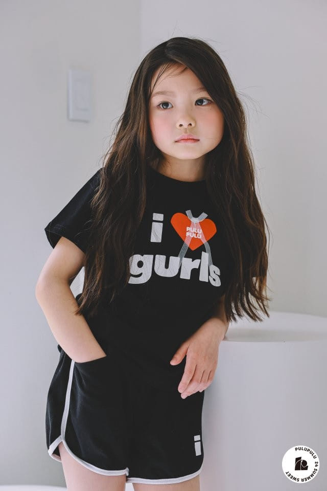 Pulupulu - Korean Children Fashion - #minifashionista - I Love Tee - 3