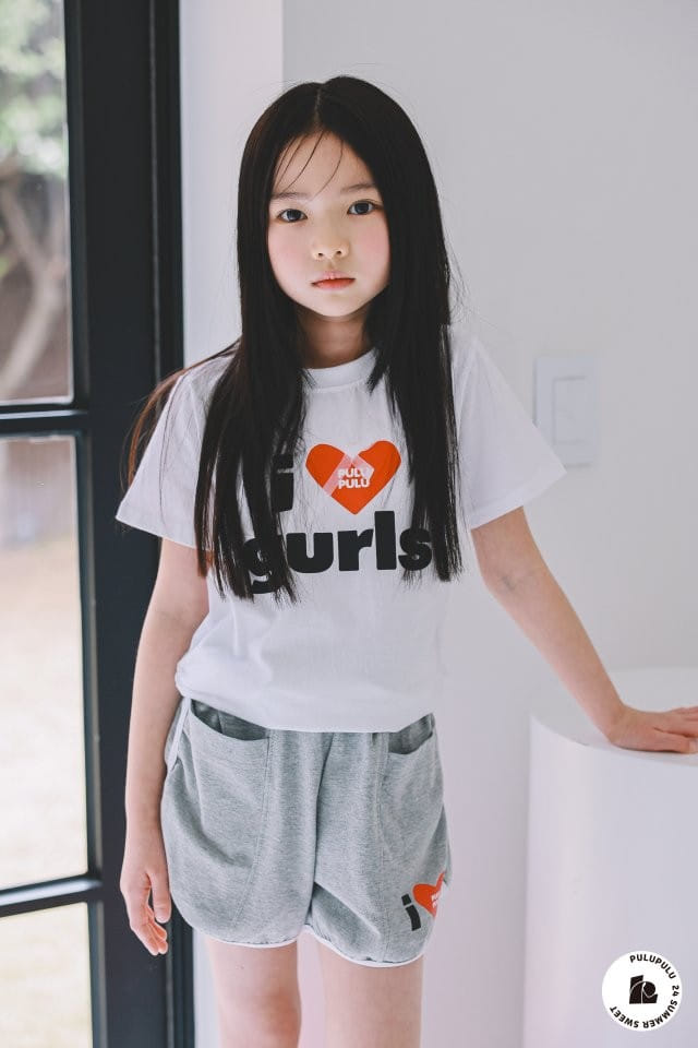 Pulupulu - Korean Children Fashion - #toddlerclothing - I Love Tee - 6