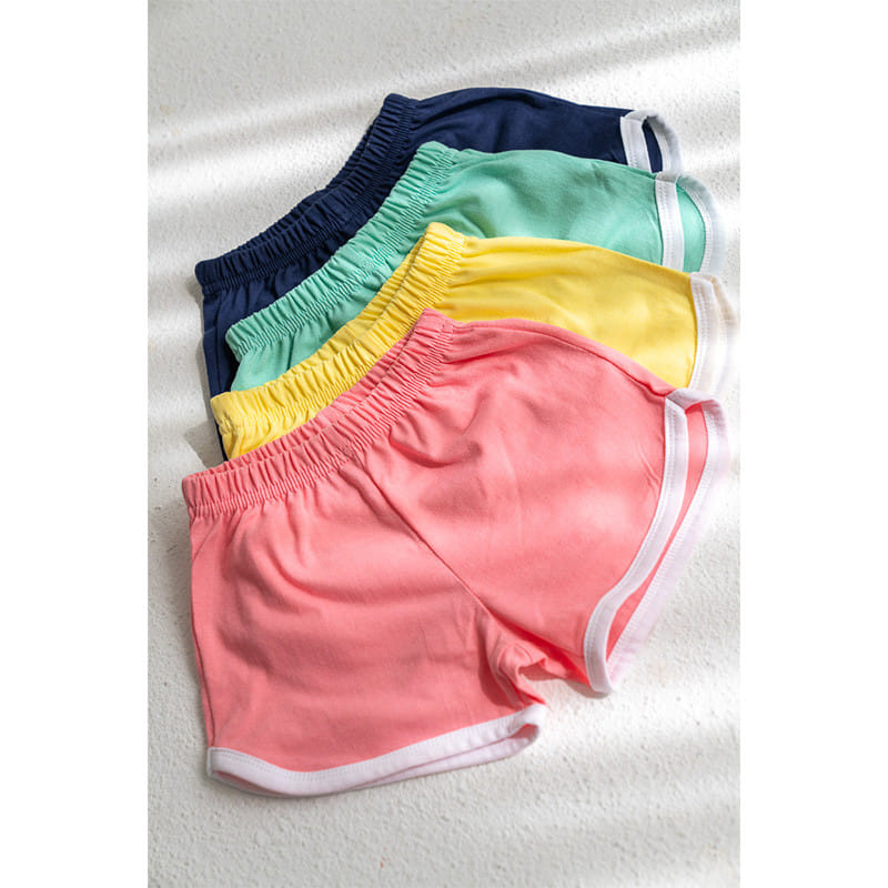 Raykids - Korean Children Fashion - #designkidswear - Bagel Cropped Shorts Top Bottom Set - 7