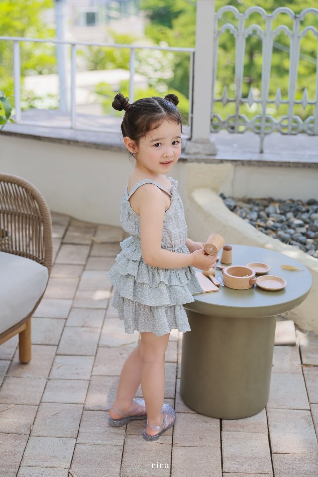 Rica - Korean Children Fashion - #childofig - Macaroni Top Bottom Set - 6