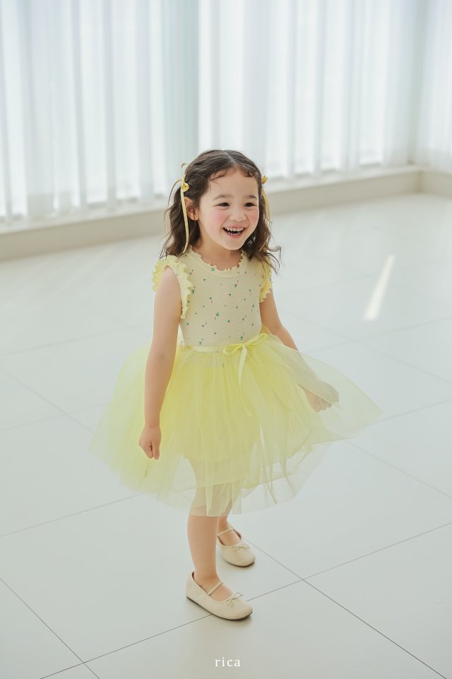 Rica - Korean Children Fashion - #kidzfashiontrend - Dalcom Sha One-Piece