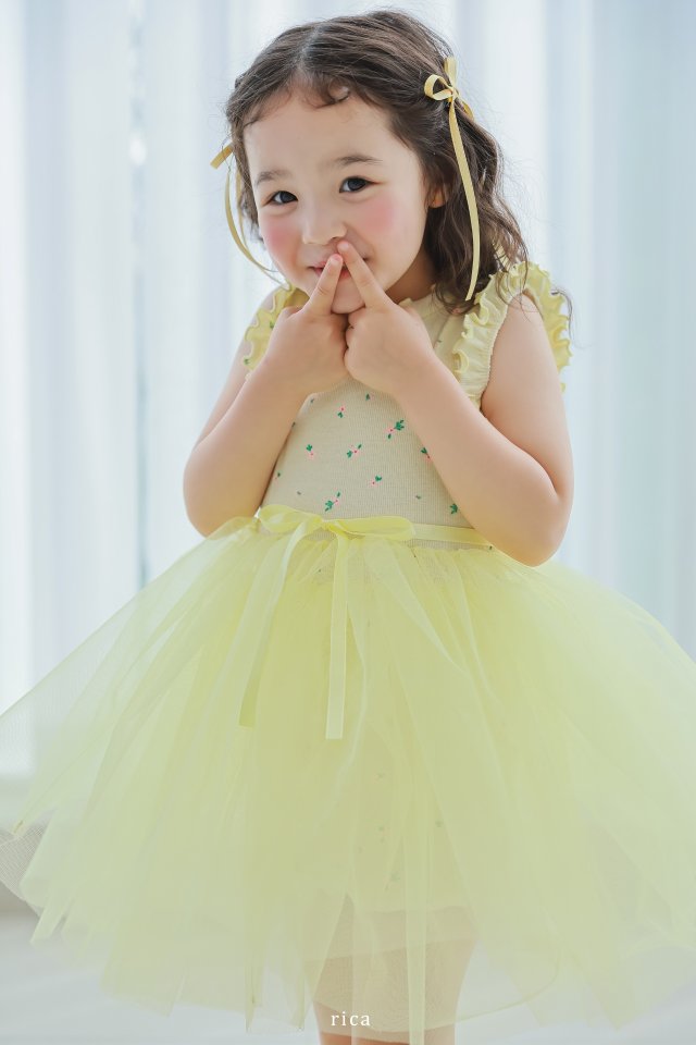 Rica - Korean Children Fashion - #littlefashionista - Dalcom Sha One-Piece - 3