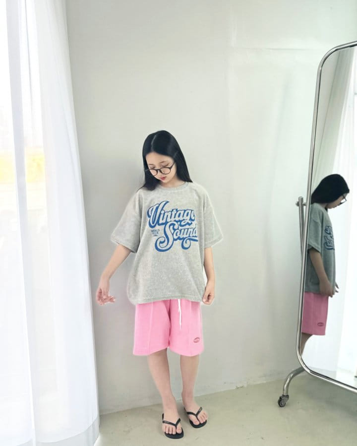 Riwoo Riwoo - Korean Children Fashion - #kidsstore - Vintage Terry Box Tee