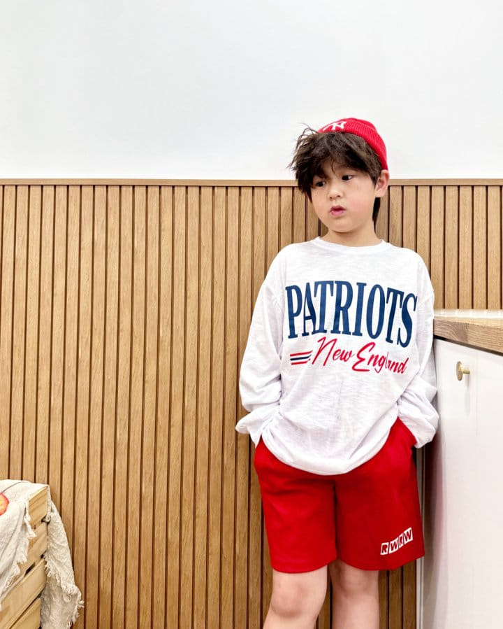 Riwoo Riwoo - Korean Children Fashion - #magicofchildhood - Summer Partiot Slub Banding Tee - 7