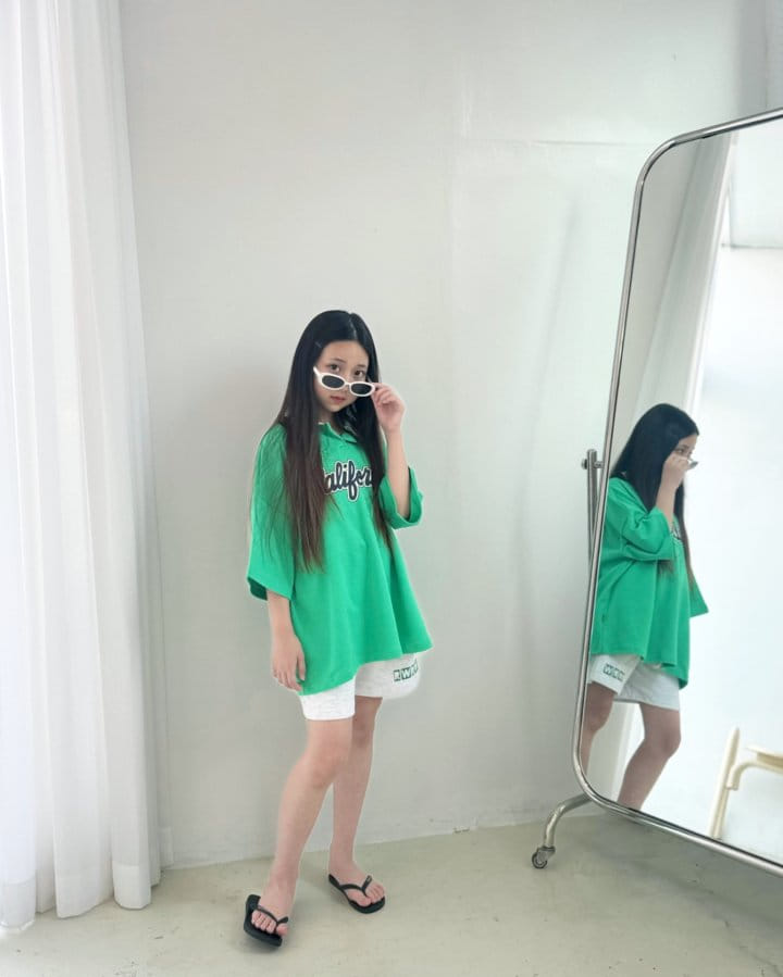 Riwoo Riwoo - Korean Children Fashion - #minifashionista - Kally Yocco Open Collar Tee - 5