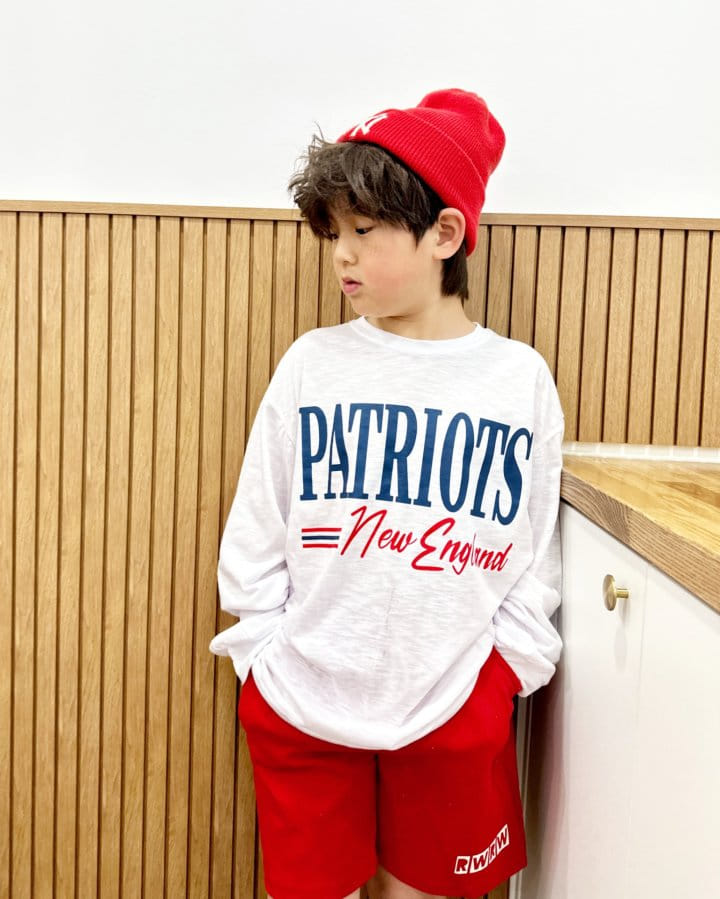 Riwoo Riwoo - Korean Children Fashion - #prettylittlegirls - Summer Partiot Slub Banding Tee - 9