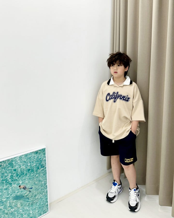 Riwoo Riwoo - Korean Children Fashion - #todddlerfashion - Kally Yocco Open Collar Tee - 7