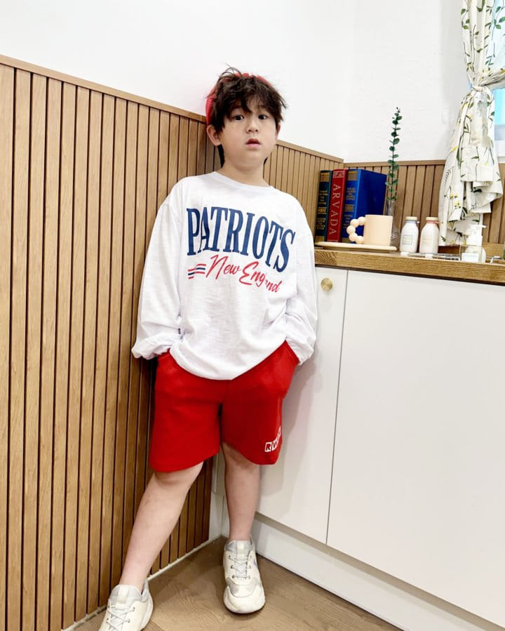 Riwoo Riwoo - Korean Children Fashion - #toddlerclothing - Summer Partiot Slub Banding Tee - 11