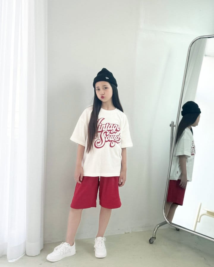 Riwoo Riwoo - Korean Children Fashion - #toddlerclothing - Vintage Terry Box Tee - 9