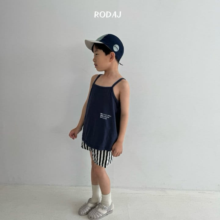 Roda J - Korean Children Fashion - #kidsshorts - Style String Sleeveless Tee - 3