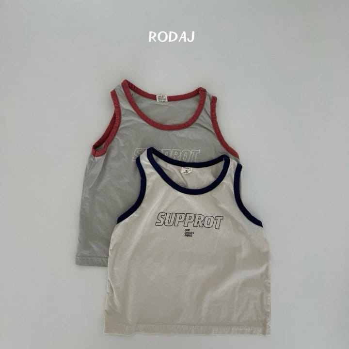 Roda J - Korean Children Fashion - #kidsshorts - Support Sleeveless Tee - 2