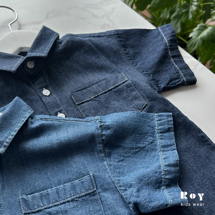 Roy - Korean Children Fashion - #childrensboutique - Urban Denim Shirt - 8