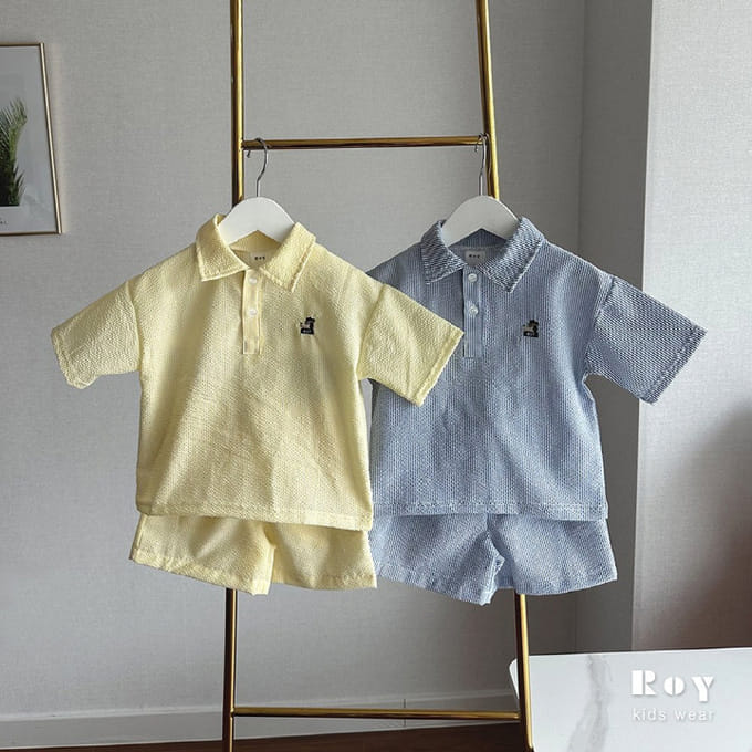 Roy - Korean Children Fashion - #kidsstore - Ddori Jijimi Top Bottom Set