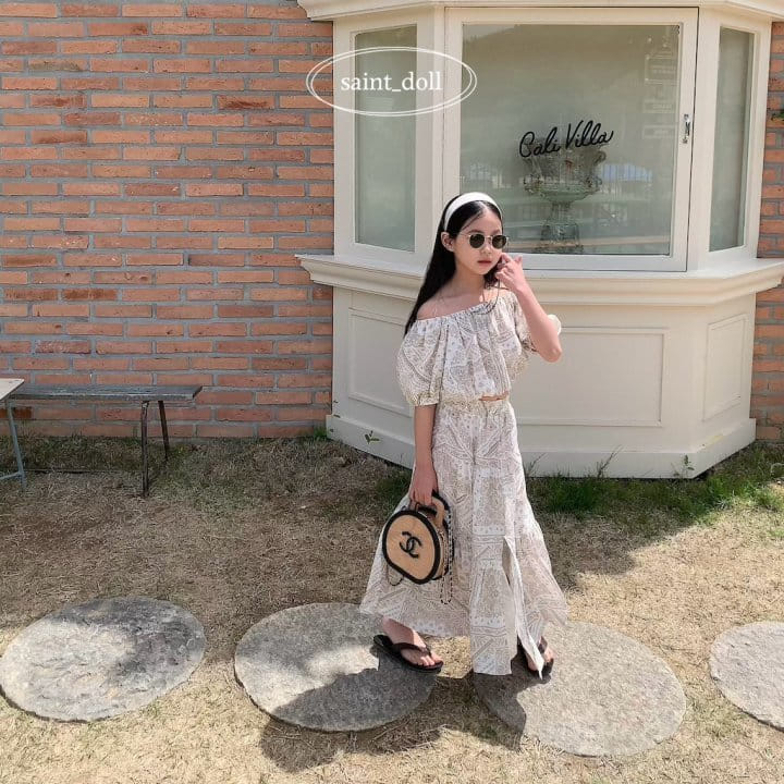 Saint Doll - Korean Children Fashion - #discoveringself - Mom Off Crop Top  - 3