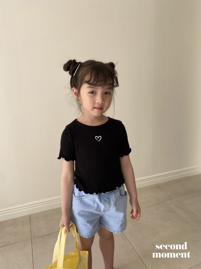 Second moment - Korean Children Fashion - #Kfashion4kids - Heart Terry Tee - 6