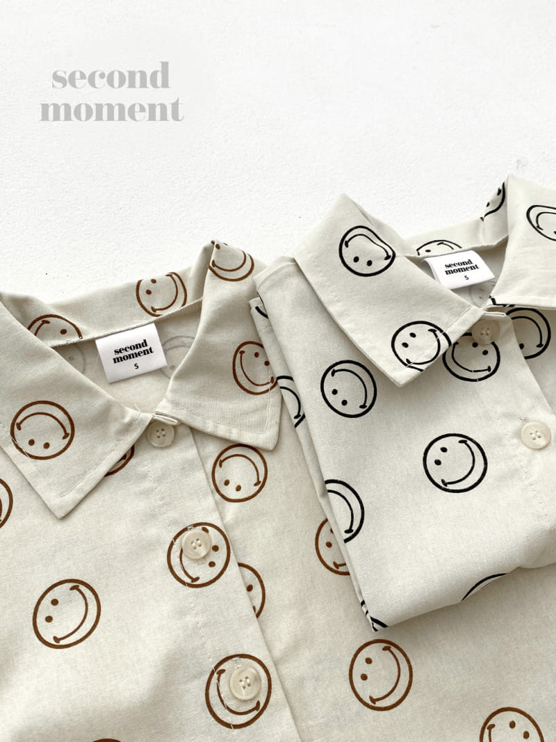 Second moment - Korean Children Fashion - #childofig - Smile Shirt Set - 6