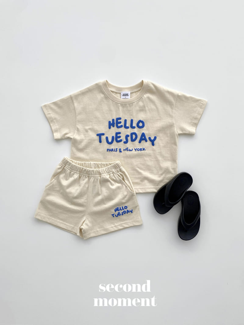 Second moment - Korean Children Fashion - #childofig - Hello Top Bottom Set - 6