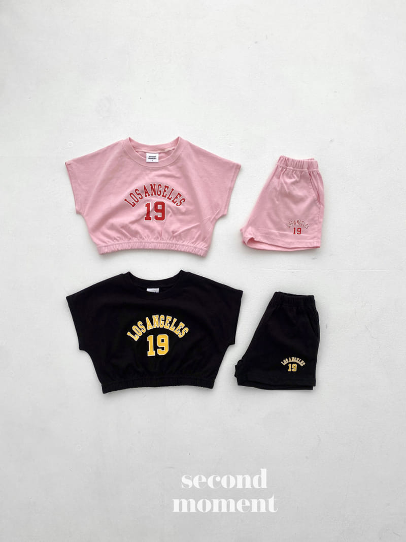 Second moment - Korean Children Fashion - #childofig - Los Angeles Top Bottom Set - 2