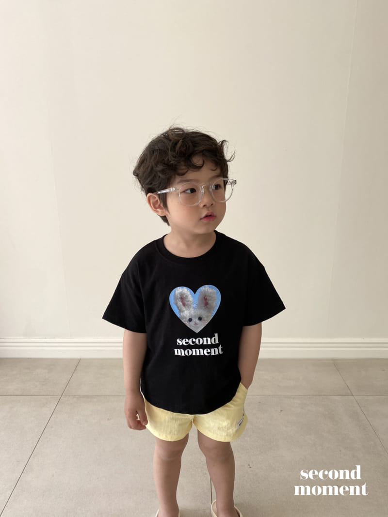 Second moment - Korean Children Fashion - #childofig - Heart Rabbit Tee - 7