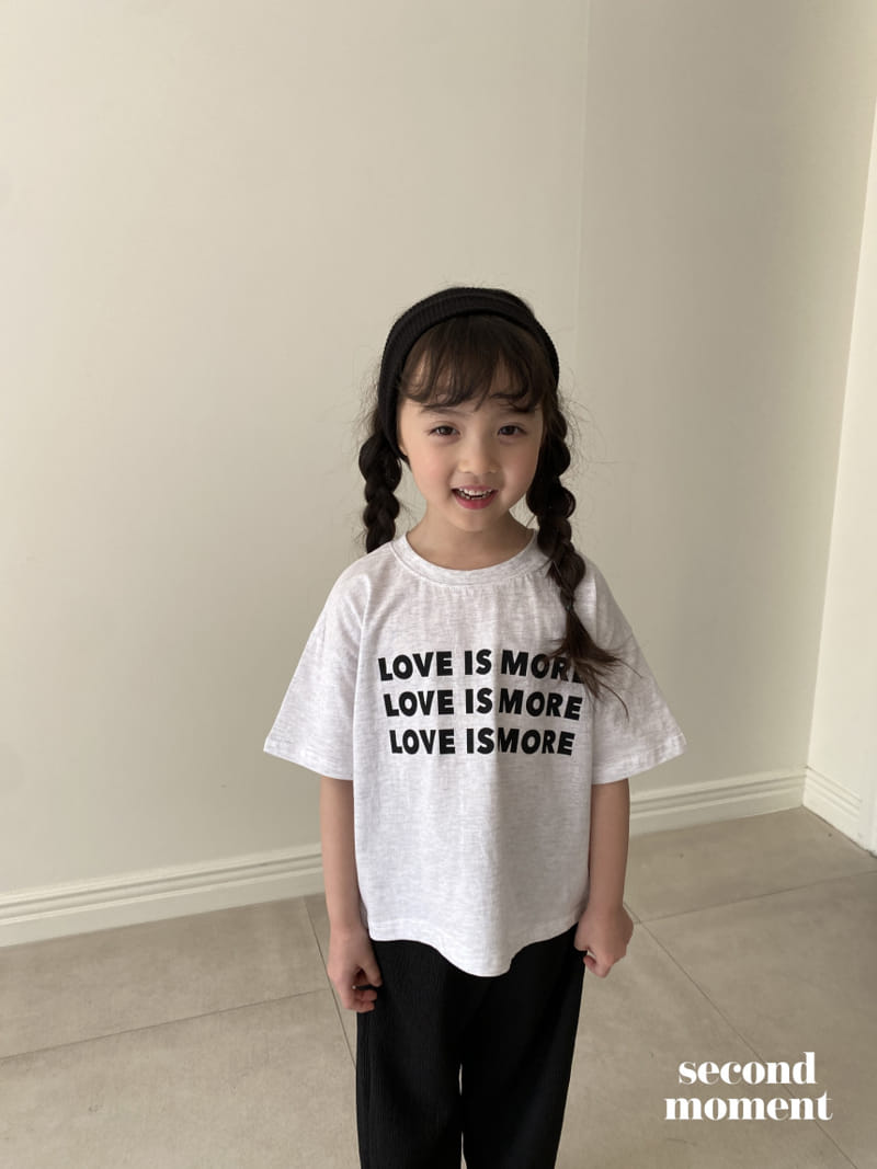 Second moment - Korean Children Fashion - #prettylittlegirls - Love Is Tee - 4