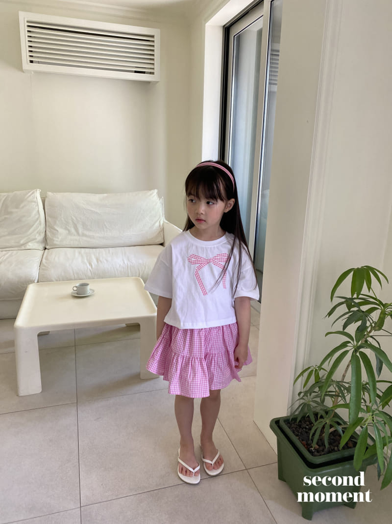 Second moment - Korean Children Fashion - #childrensboutique - Check Kan Kan Skirt - 2