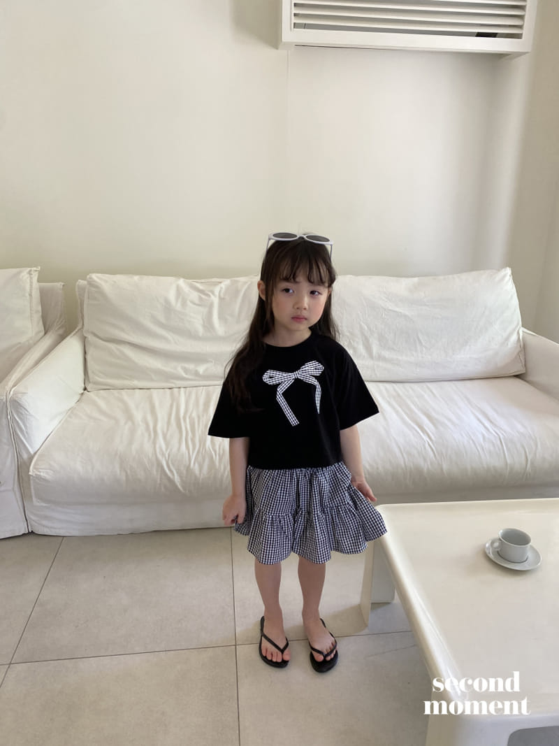 Second moment - Korean Children Fashion - #designkidswear - Check Kan Kan Skirt - 4