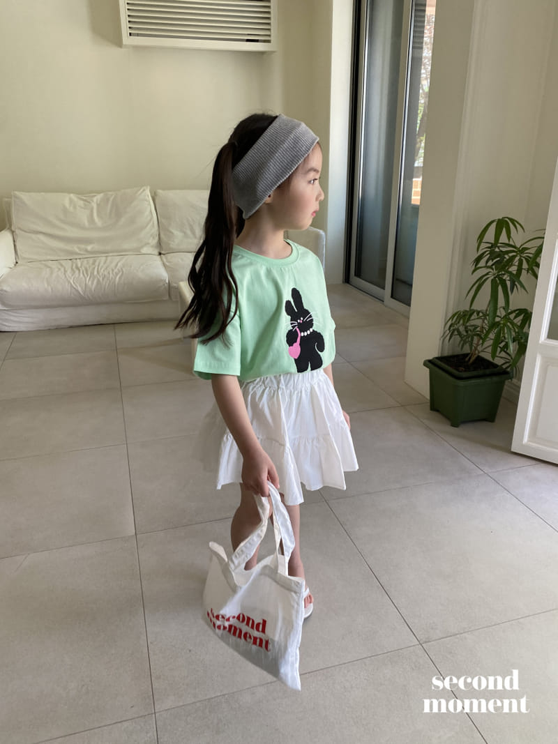 Second moment - Korean Children Fashion - #discoveringself - Pearl Rabbit Tee - 5