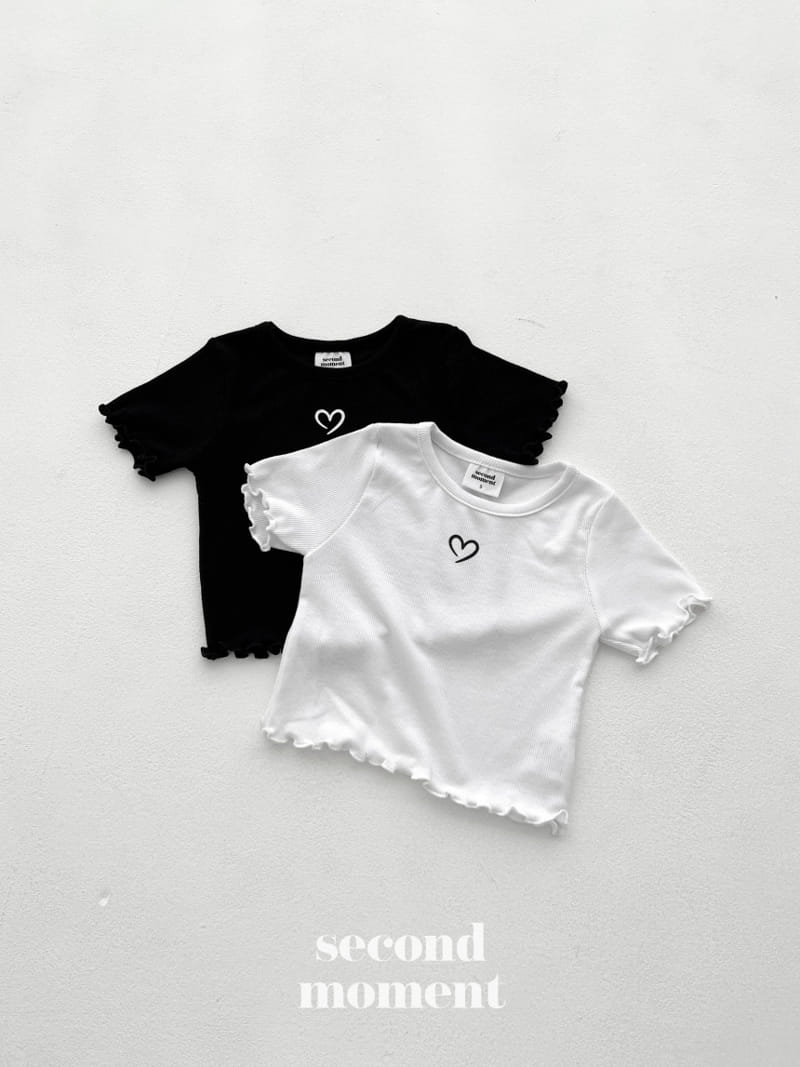 Second moment - Korean Children Fashion - #discoveringself - Heart Terry Tee