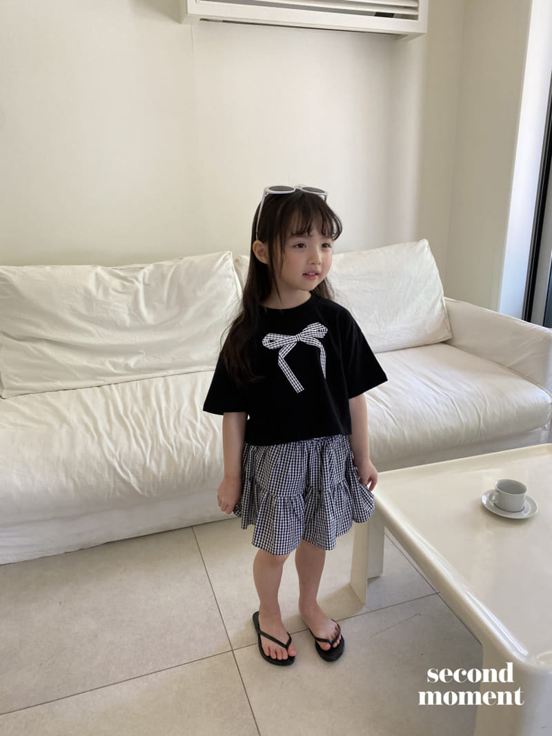 Second moment - Korean Children Fashion - #fashionkids - Check Kan Kan Skirt - 5