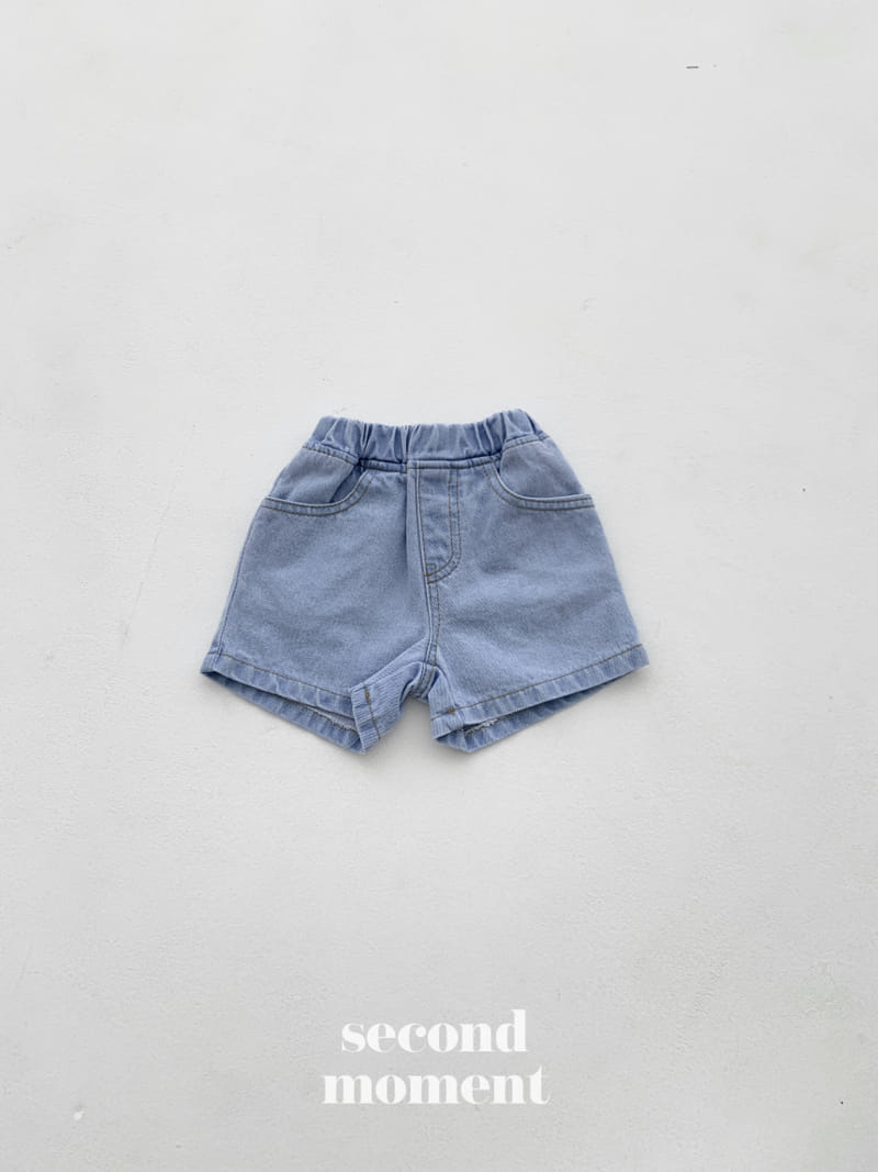 Second moment - Korean Children Fashion - #kidsshorts - Denim Shorts - 2