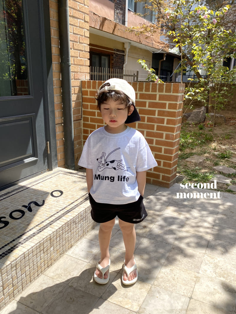 Second moment - Korean Children Fashion - #kidsshorts - Mung Life Tee  - 2