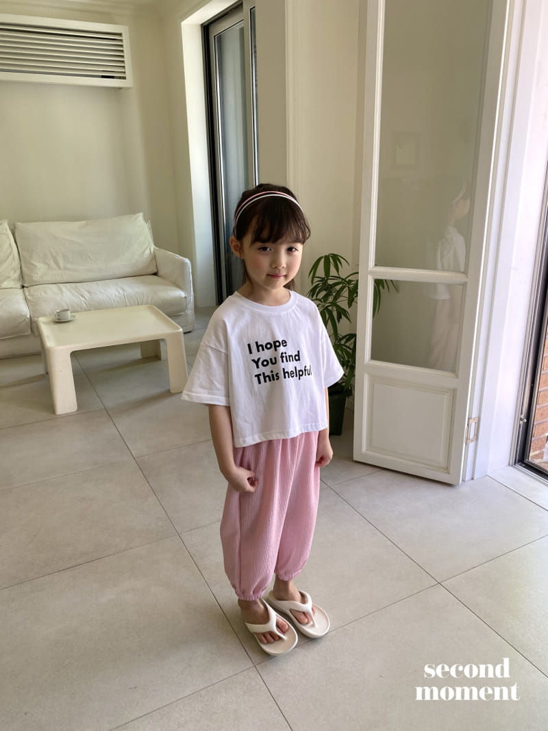 Second moment - Korean Children Fashion - #kidsshorts - I Hope Tee - 5