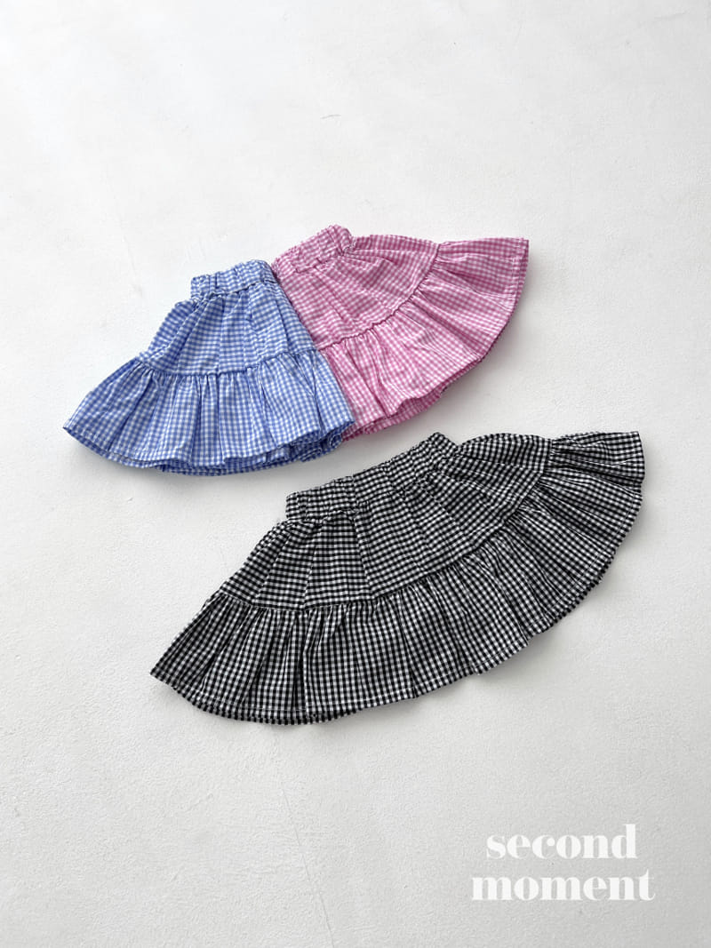 Second moment - Korean Children Fashion - #kidsstore - Check Kan Kan Skirt - 7