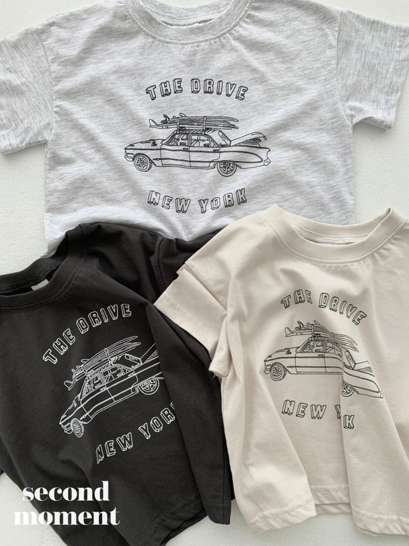 Second moment - Korean Children Fashion - #kidzfashiontrend - Car Tee - 7