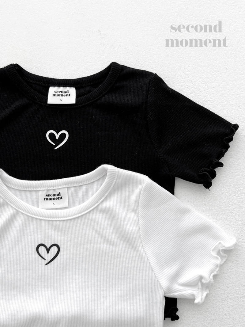 Second moment - Korean Children Fashion - #kidzfashiontrend - Heart Terry Tee - 5