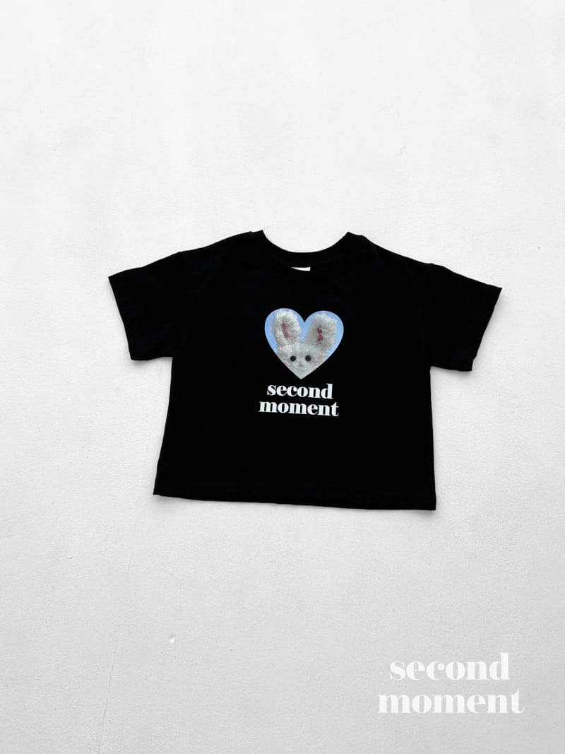 Second moment - Korean Children Fashion - #littlefashionista - Heart Rabbit Tee - 3