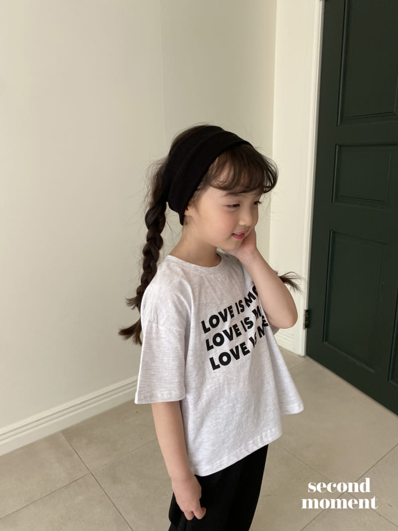 Second moment - Korean Children Fashion - #prettylittlegirls - Love Is Tee - 3