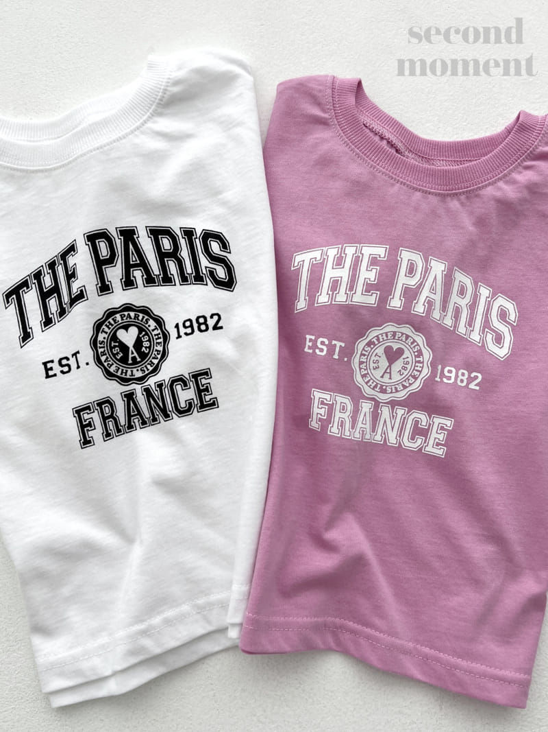 Second moment - Korean Children Fashion - #todddlerfashion - Paris Tee