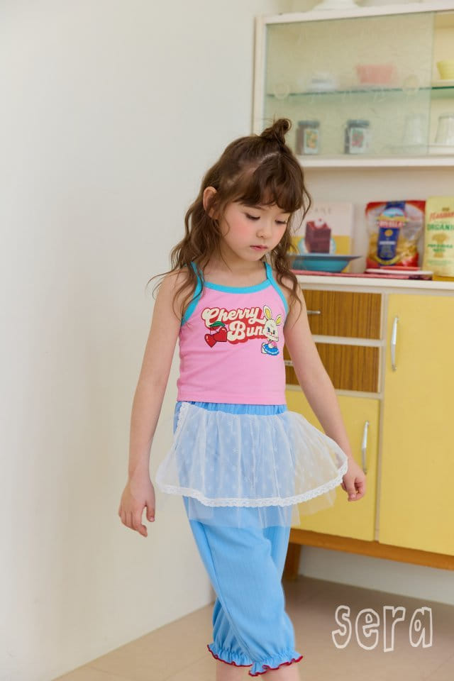 Sera - Korean Children Fashion - #littlefashionista - Tennis String Sleeveless Tee - 4