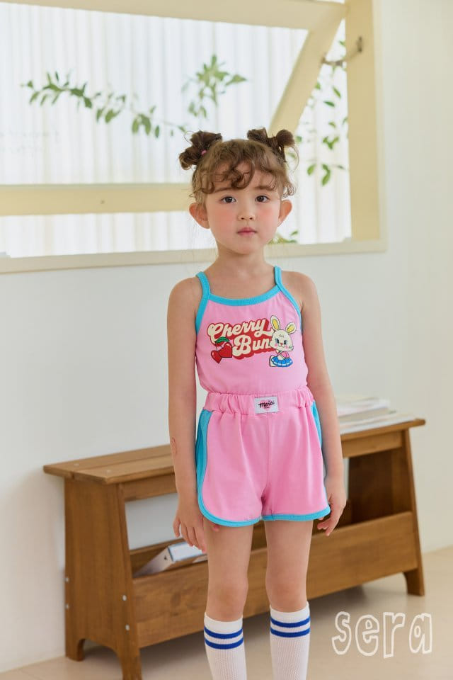 Sera - Korean Children Fashion - #minifashionista - Tennis String Sleeveless Tee - 5