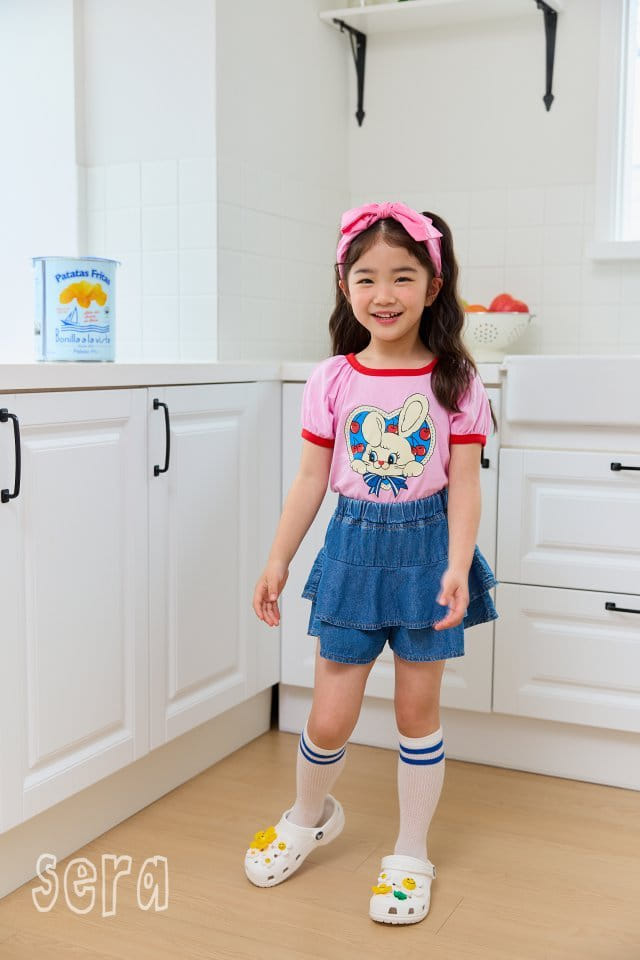 Sera - Korean Children Fashion - #todddlerfashion - Cherry Tee - 5