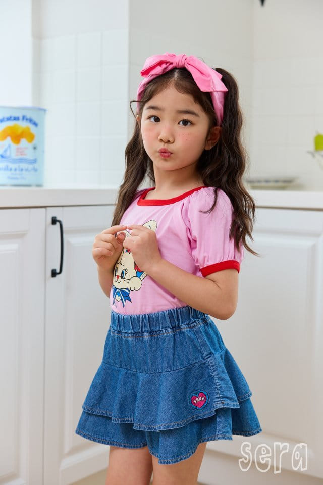 Sera - Korean Children Fashion - #toddlerclothing - Cherry Tee - 6