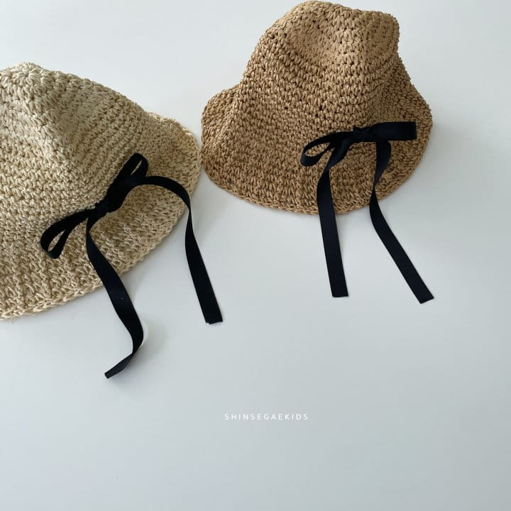 Shinseage Kids - Korean Children Fashion - #childofig - Knit Jisa Ribbon Bucket Hat - 3